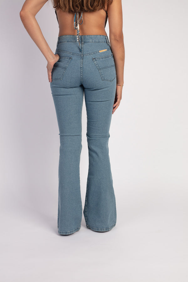 Women's navy jeans